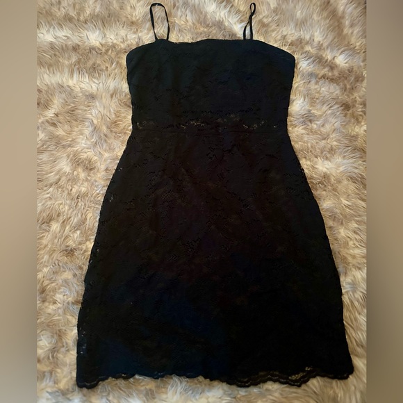 Mi Ami Sexy Black Lace Dress - Picture 3 of 10